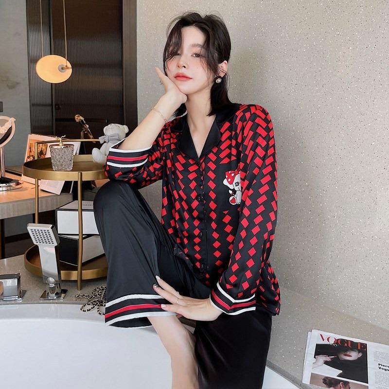 Bộ Đồ Mặc Nhà ️Đồ Ngủ Pijama Lụa Cao Cấp Siêu Mát Mềm Mịn - ELSA