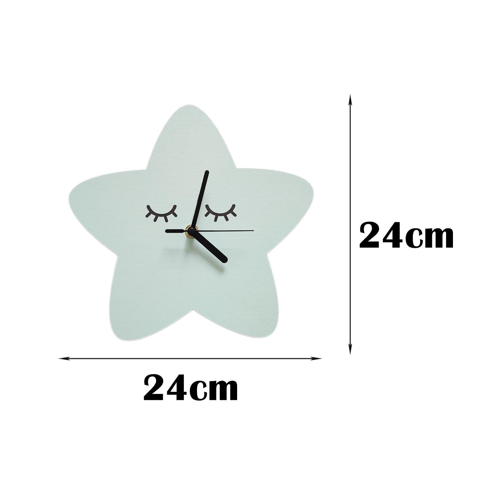 Cute Wall Clock Kids Home Birthday Children Silent Playroom