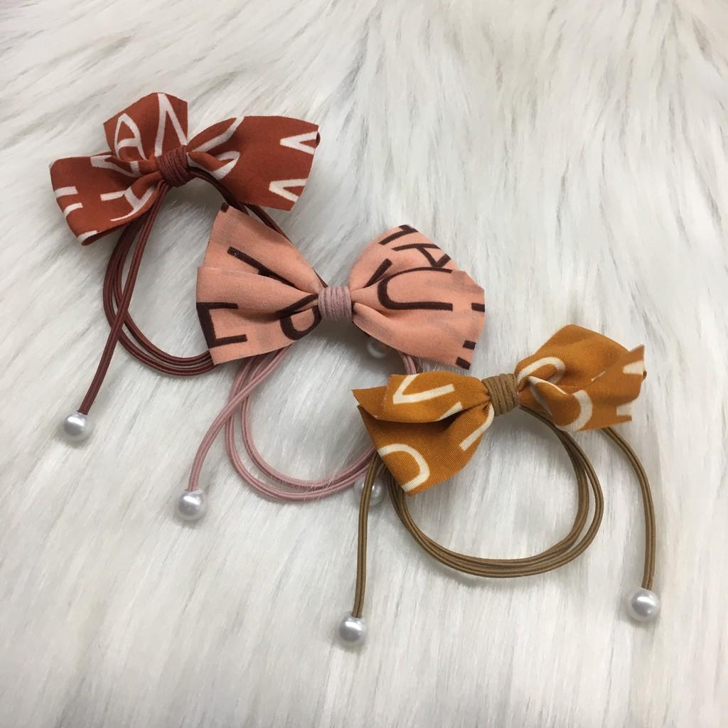 PVN29468 Dây Buộc Tóc Nơ Phong Cách Hàn Quốc Siêu Đáng Yêu T2