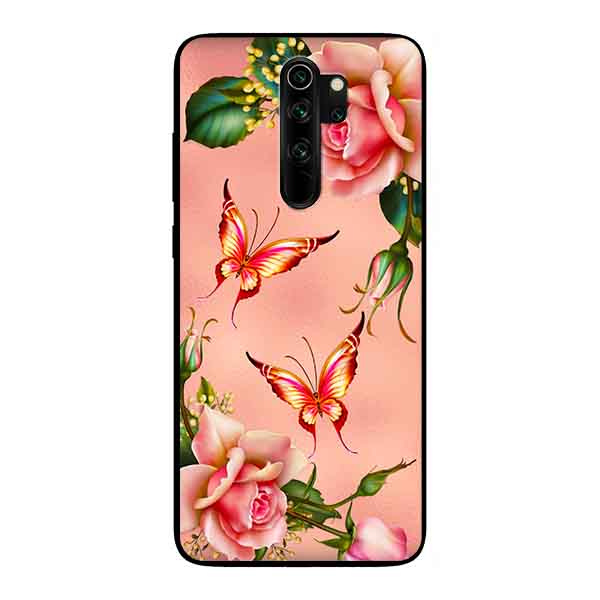 Ốp Lưng in cho Xiaomi Redmi Note 8 Pro Mẫu Hoa Hồng 2 - Hàng Chính Hãng