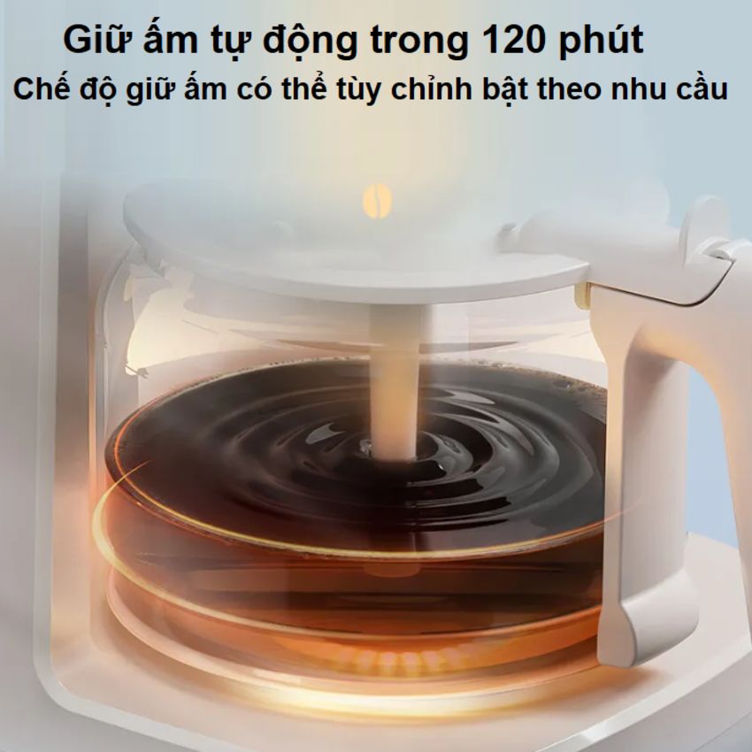 Hàng nhập khẩu máy pha cà phê Drip nhỏ giọt, thương hiệu Hà Lan cao cấp Philips Morgen HD7781/90
