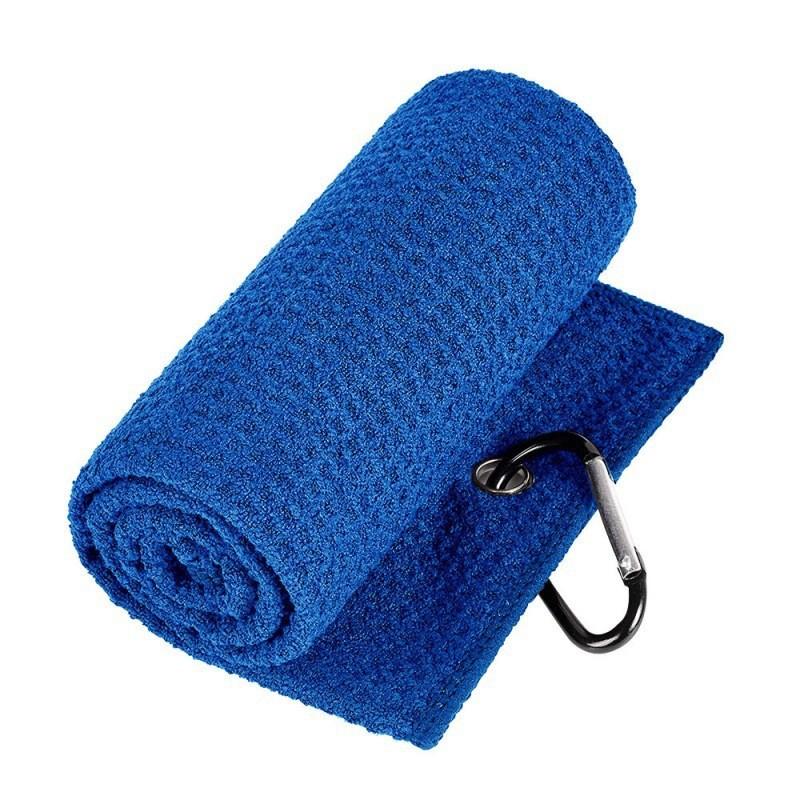 Sợi Nhỏ Waffle Golf Khăn Nặng Carabiner Kẹp Cho Golf Ngoài Trời Thể Thao Chạy Tập Yoga Quà Tặng Cho Nam Nữ 40*40Cm Color: Brown