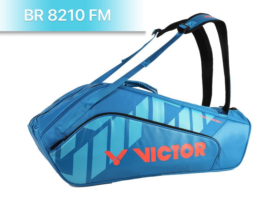 Bao vợt VICTOR cầu lông chính hãng mẫu mới mã 8210 có 2 màu lựa chọn