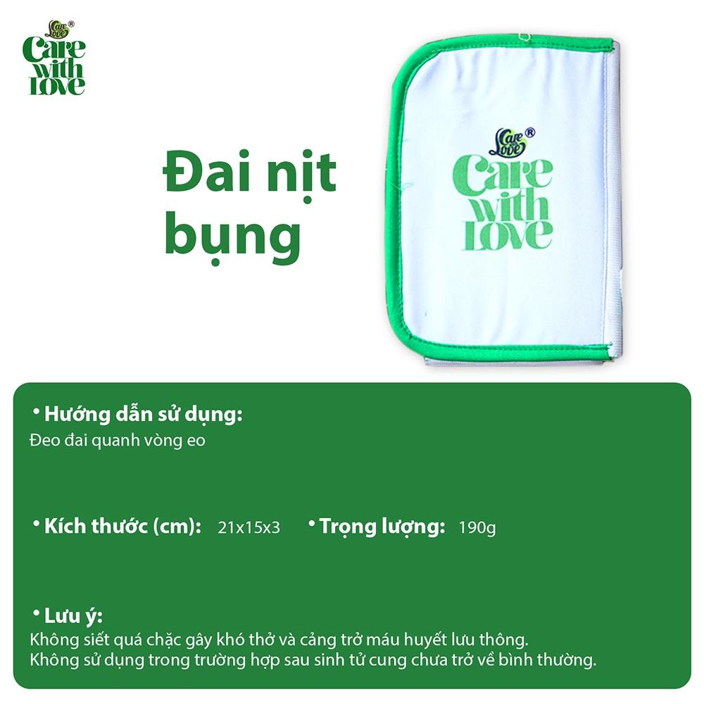 Đai Nịt Bụng Hỗ Trợ Giảm Eo Waist Band Care With Love