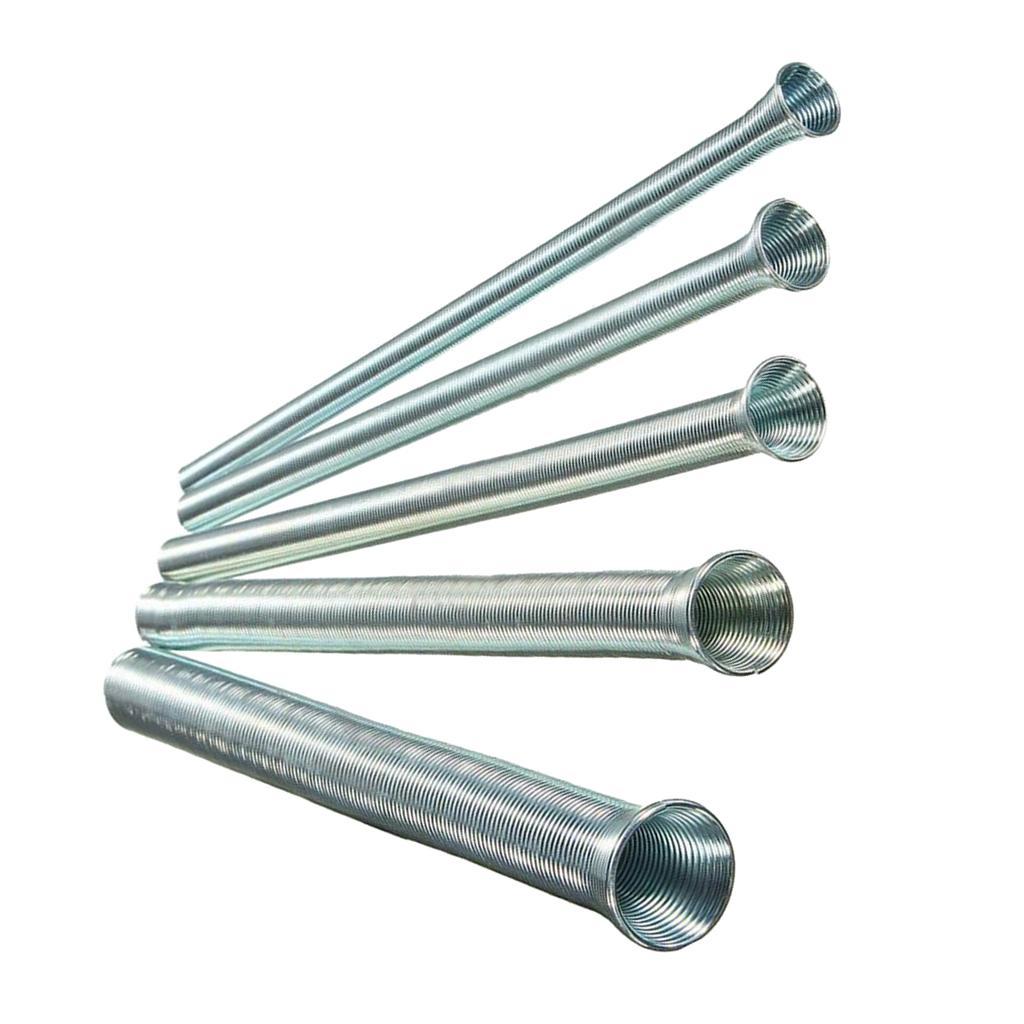 5pcs Stainless Steel Tube Bending Spring Set 1/4″,5/16″,3/8″,1/2″,5/8″