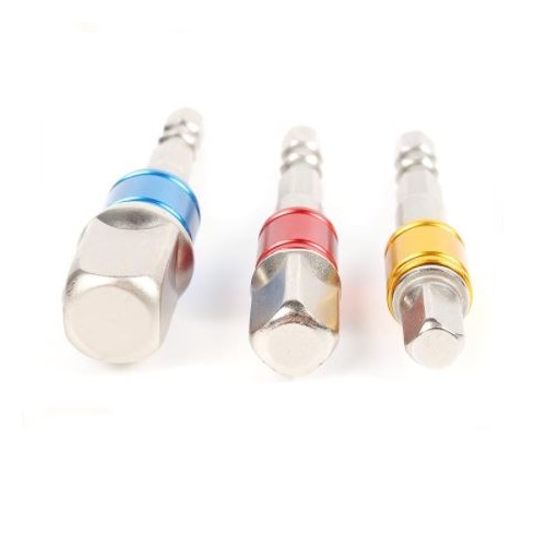 Bộ 3 Đầu Chuyển Đổi Thân Lục Gíac Sang Bulong 1/2, 3/8, 1/4 Inch Cho Máy Khoan