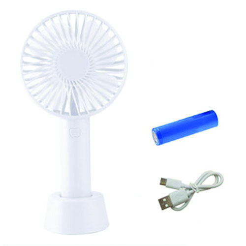 Quạt tích điện mini cấm tay có chân usb