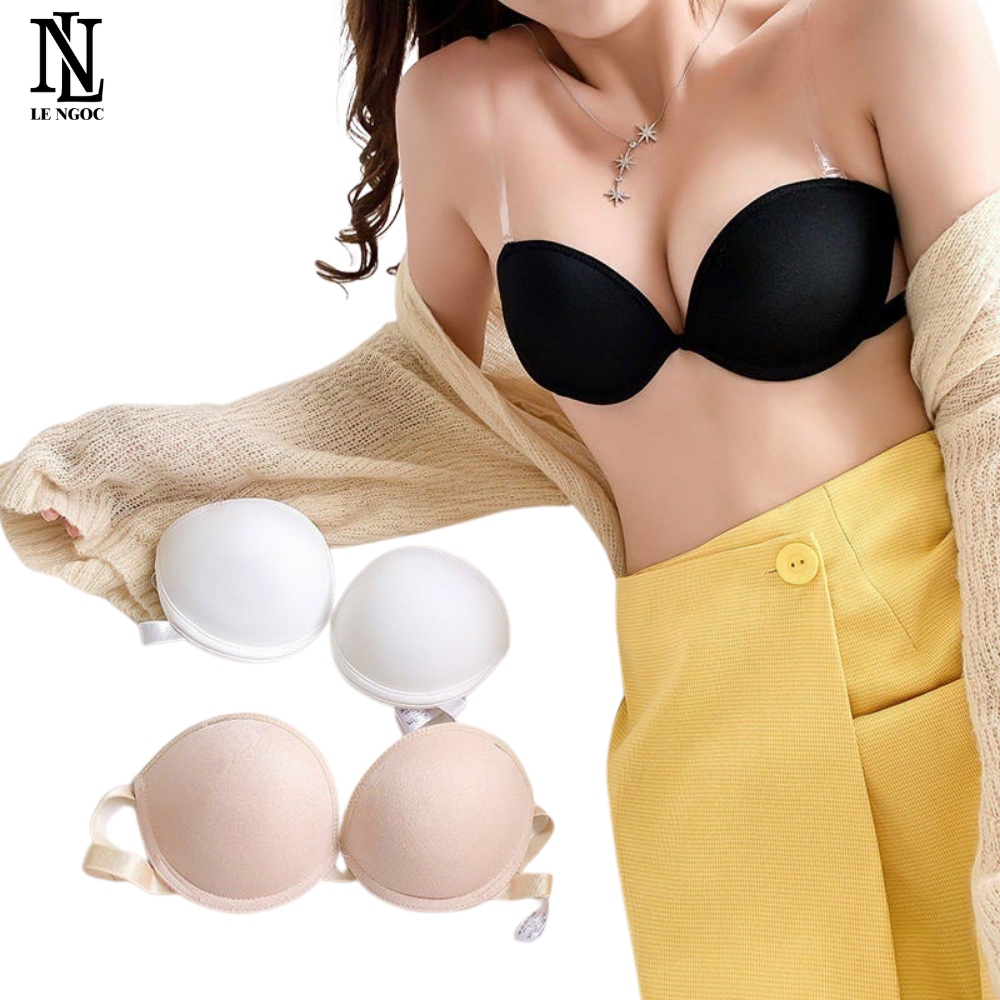 Áo Ngực Su Cúp Ngang, Áo Ngực Không Dây Nâng Ngực LN076