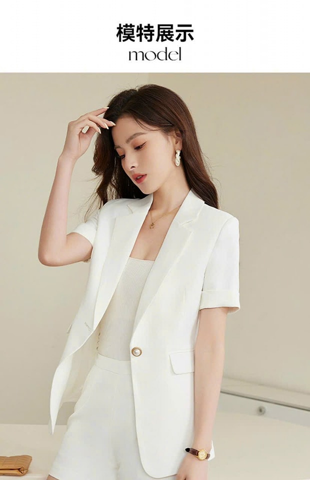 Set Bộ Vest Áo Tay Ngắn + QUần Đùi