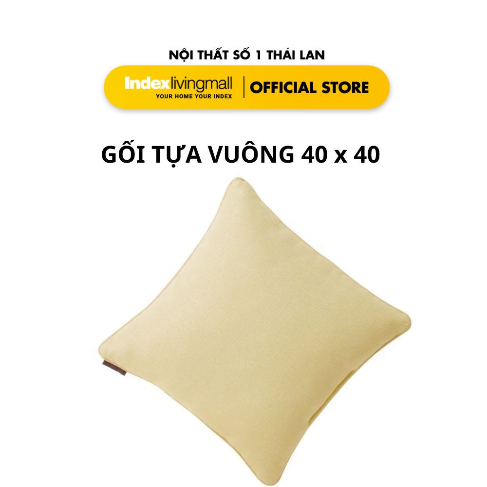 Gối Tựa Trang Trí Đa Năng Màu Xanh Be Size 40 x 40 | Index Living Mall