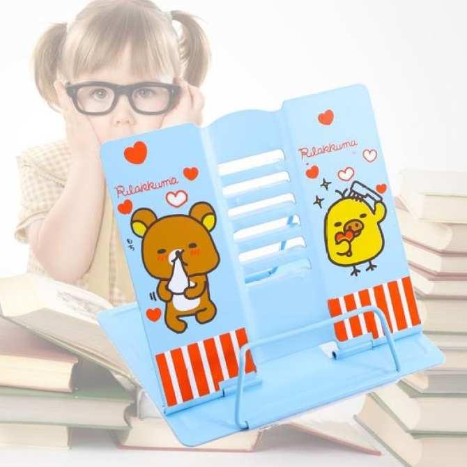 Giá Đỡ Kẹp Sách Thông Minh Chống Cận Thị, Chống Gù Lưng, Giữ Sách Vở Chắc Chắn Cho Bé - Hàng Chất Lượng