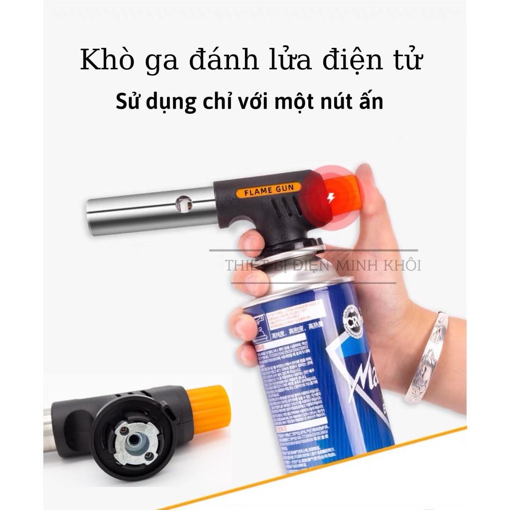 Đèn Khò Ga Cầm Tay Flame gun, đầu khò ga tự động, den kho ga