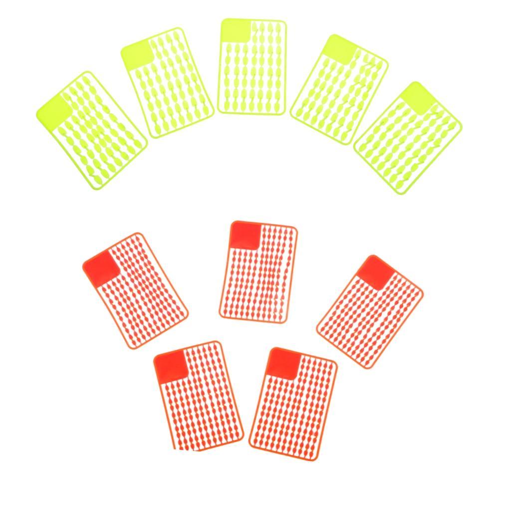 5pcs 0.47'' Durable Fishing Bait Boilie Stops Plastic Bait Dumbell Stops Hair Rig Stoppers