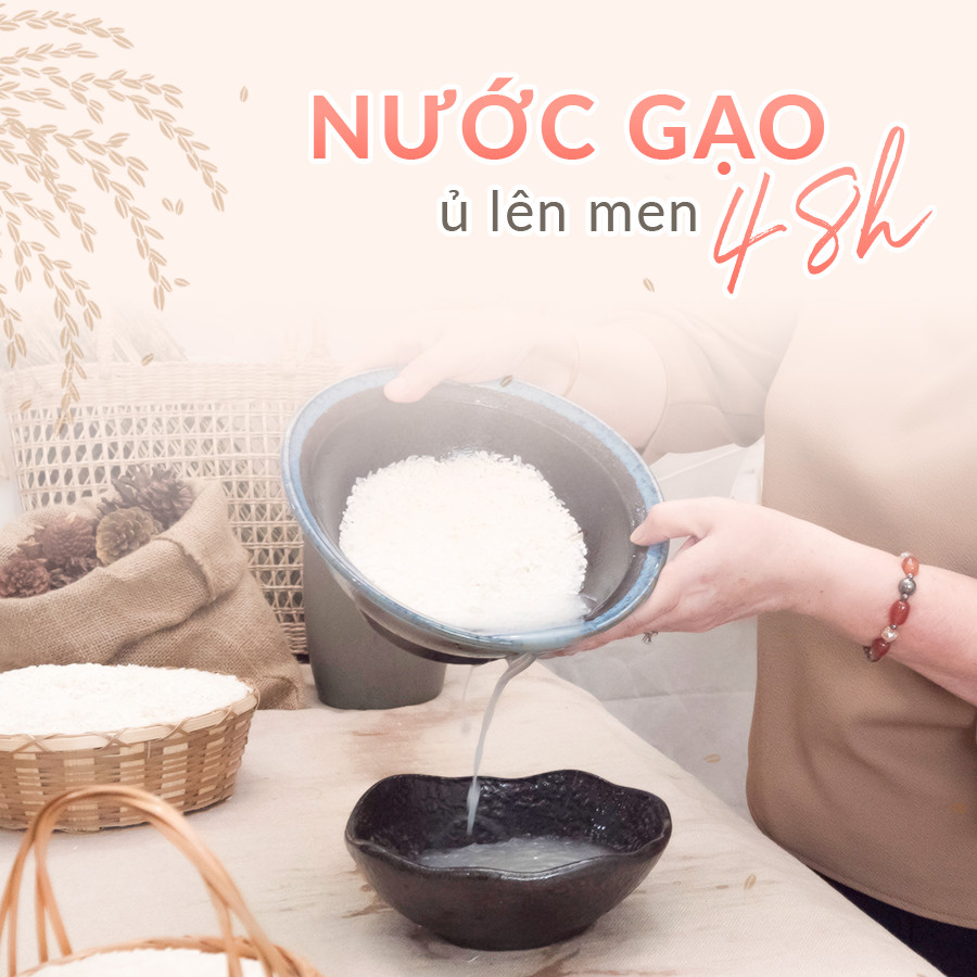 Toner Nước Vo Gạo Farm Rice Extract