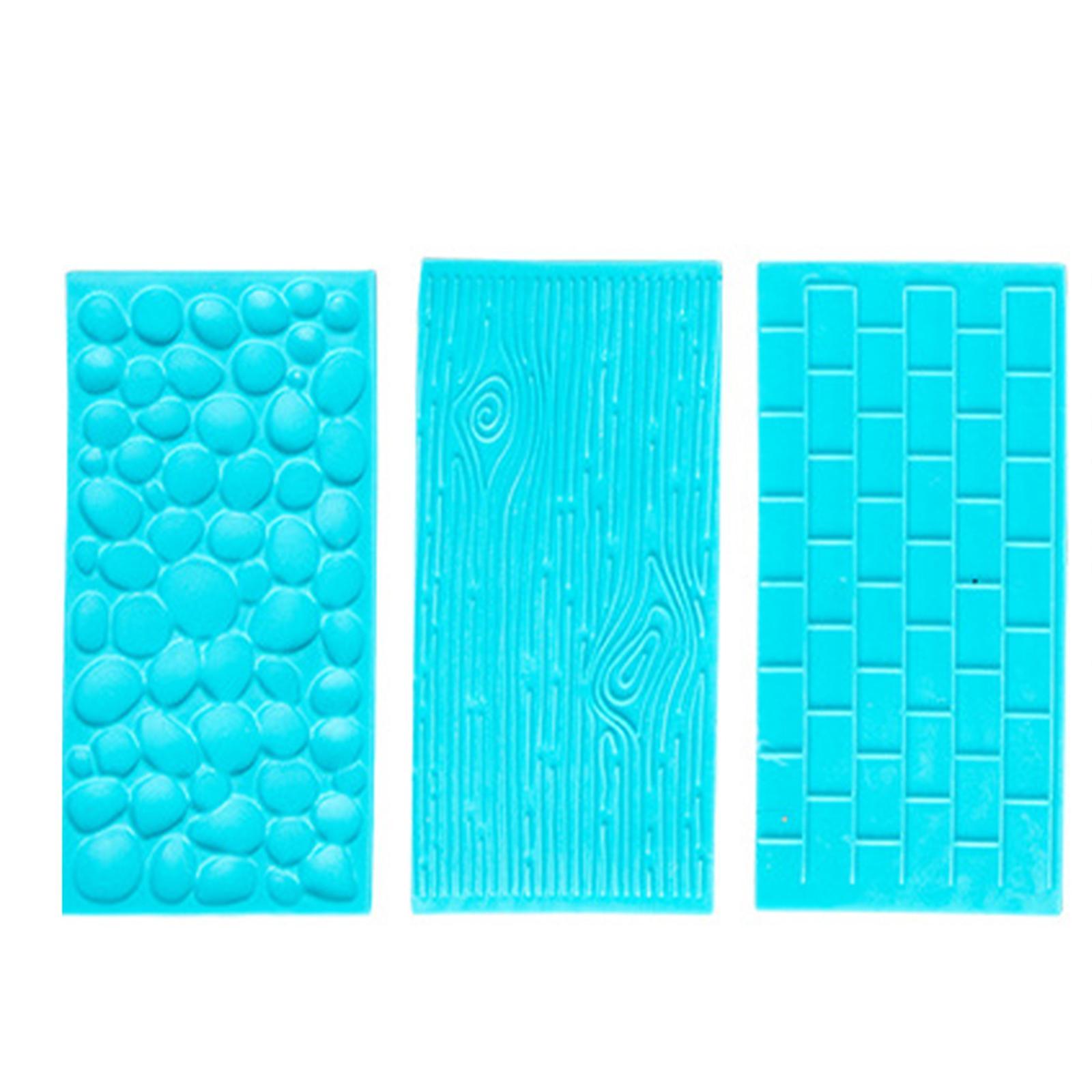 6 PCS Cake Fondant Embossing Mold/Lace Embossed Cutter/Silicone Cake Border Mould for Sugarcraft Baking Mold Cake Decor Tool Cupcake Decorating