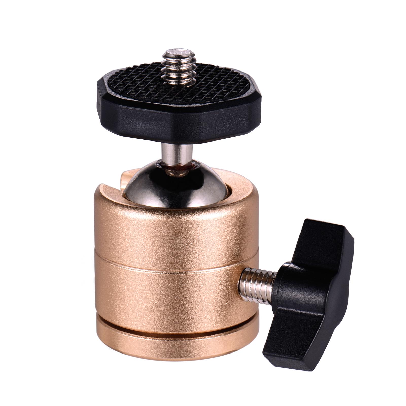 Trục đầu bóng xoay 360 độ Aluminum Alloy cho Camera Camcorder Tripod 1/4 inch