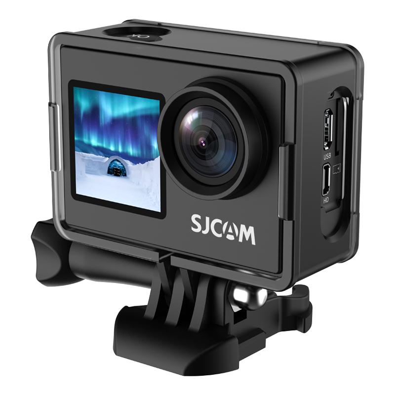 Máy ảnh hành động SJCAM SJ4000 4K 30PFS Màn hình kép WiFi Xe máy Mũ bảo hiểm máy ảnh Video Sports Video Máy ảnh hành động