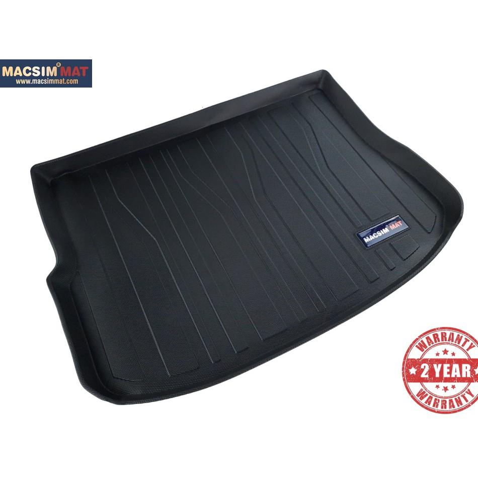 Thảm lót cốp xe ô tô Ranger Rover Evoque 2011-2015 nhãn hiệu Macsim chất liệu TPV cao cấp màu đen