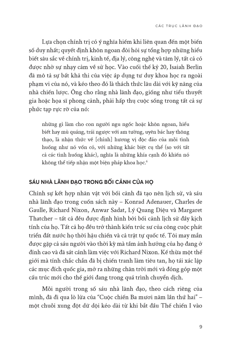 Leadership - Lãnh Đạo - 6 Chiến Lược Gia Kiệt Xuất Định Hình Thế Giới (Bìa Cứng) - AL