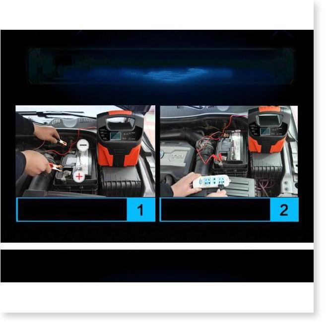 Thiết bị sạc bình ắc quy 12v/24v xe máy, ô tô, xe tải