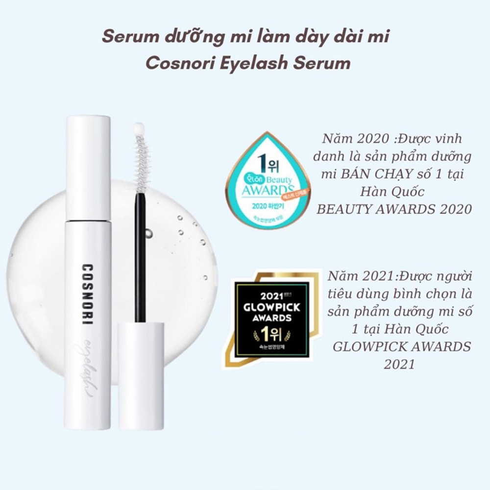 Serum dưỡng dài và dày mi Cosnori Long Active Eyelash 9g