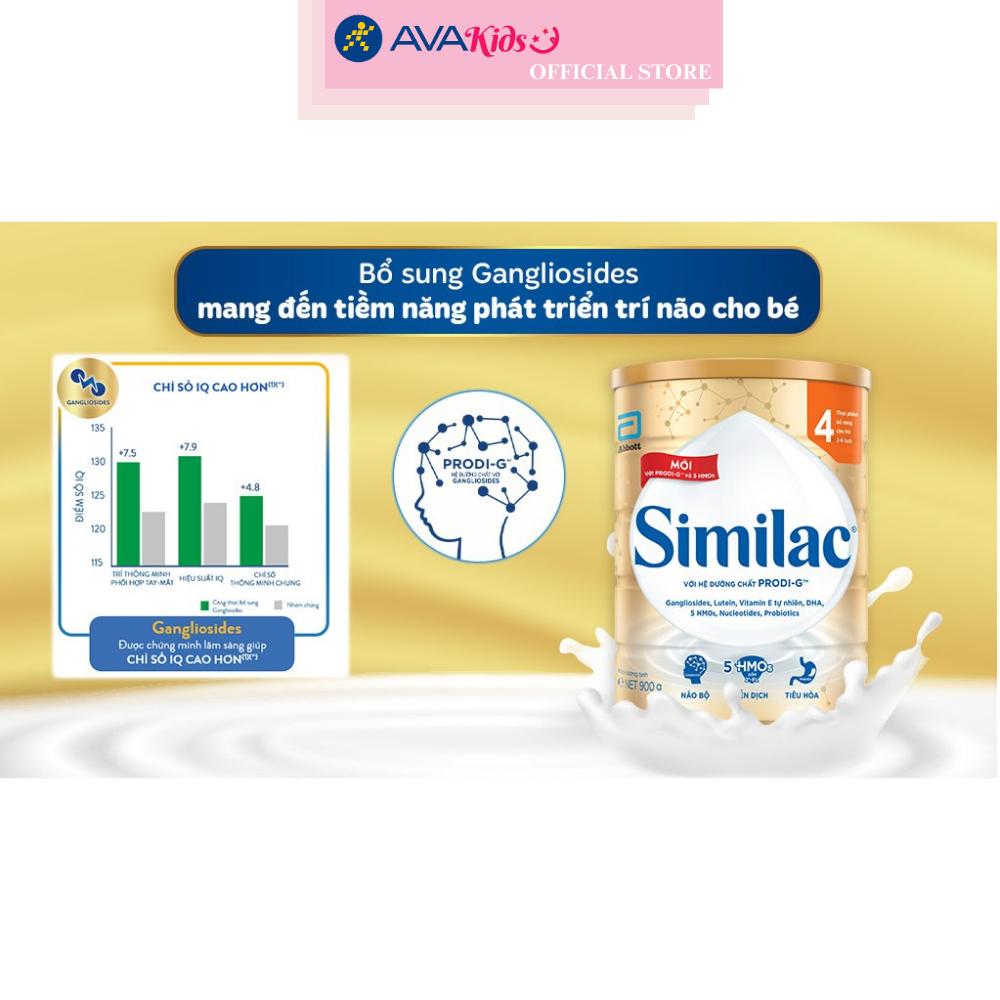 Sữa bột Similac 5G số 4 900g (2 - 6 tuổi)