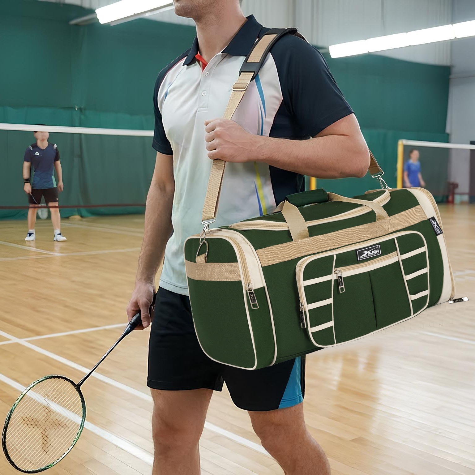 Túi Du Lịch Đi Phượt Xbags Stylish – Túi Du Lịch Cao Cấp Sang Trọng, Có Ngăn Đựng Giày Riêng Tiện Lợi XB6006