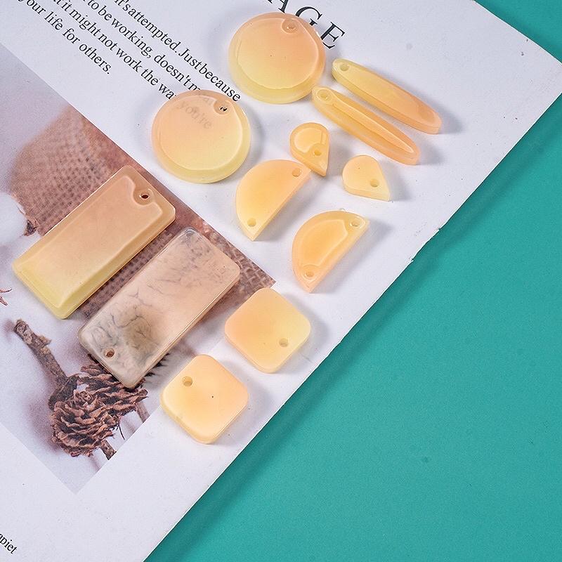 Khuôn Resin Đúc Keo Làm Móc Khóa Đôi Size Lớn - Trường Thịnh Sài Gòn