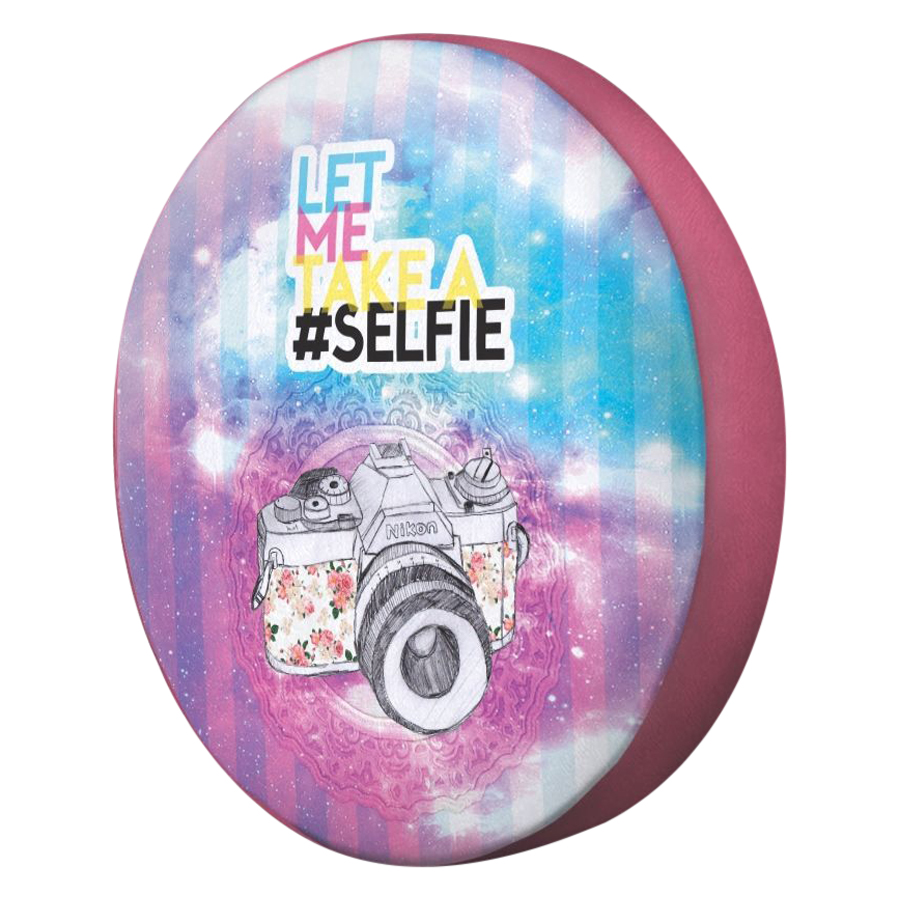Gối tròn Let me take a selfie - GOTE024