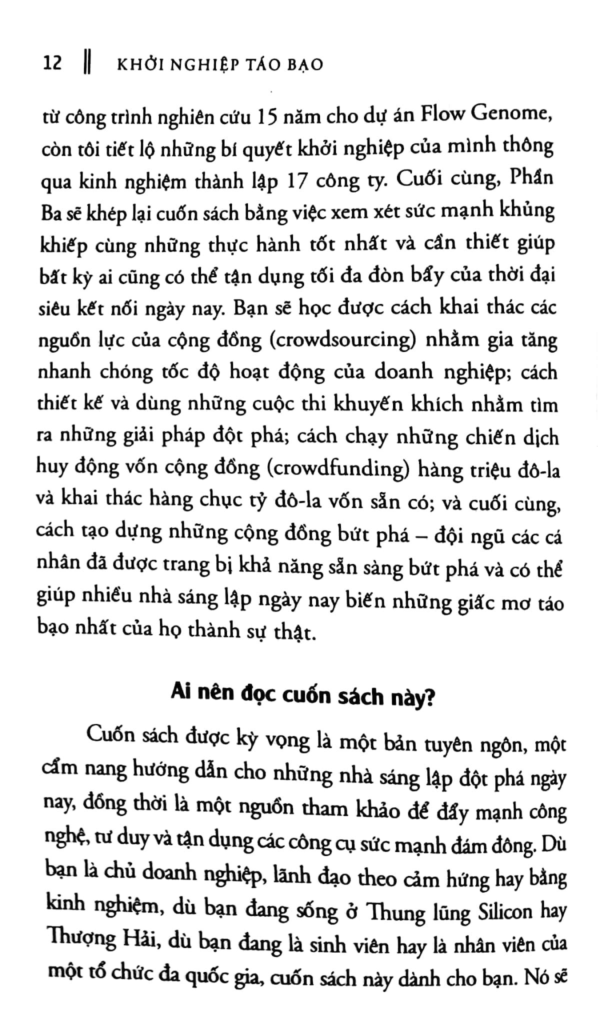 Khởi Nghiệp Táo Bạo