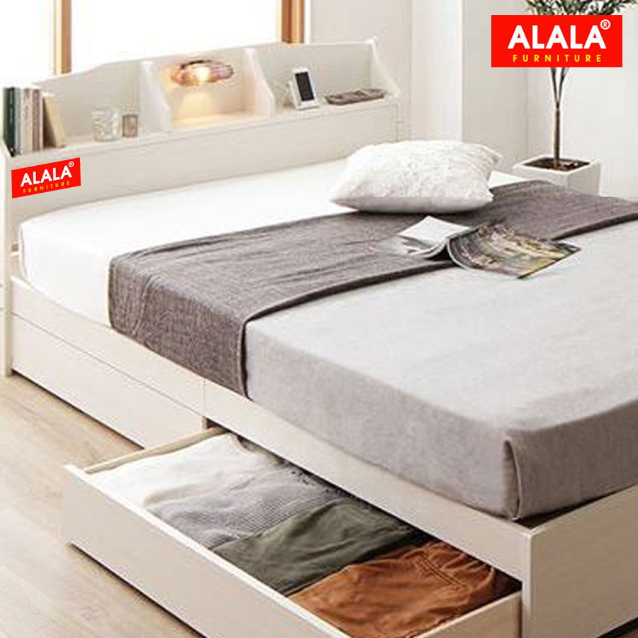 Giường ngủ ALALA08 + 2 hộc kéo / Miễn phí vận chuyển và lắp đặt