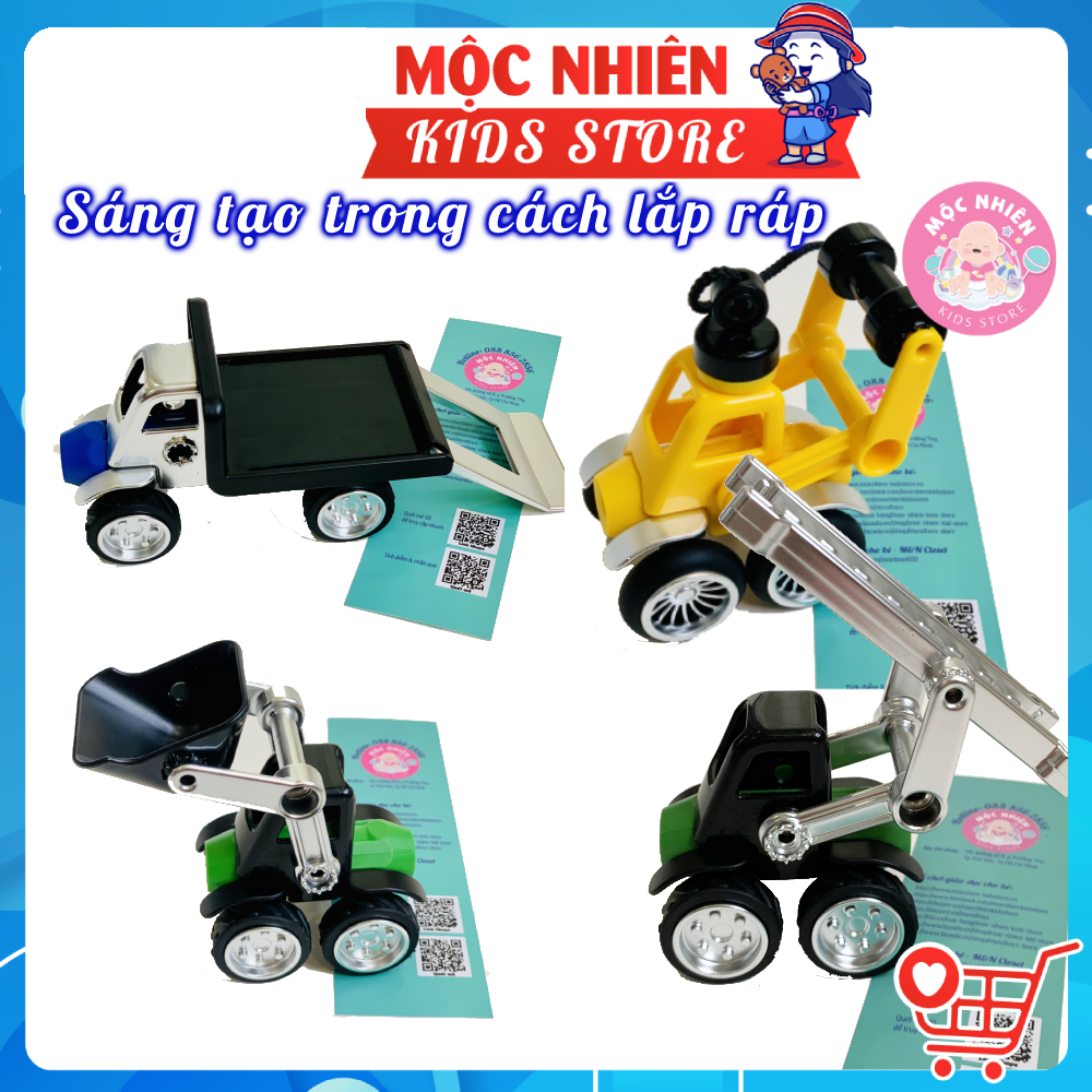 Đồ chơi STEM Xe từ tính nam châm Power Vehicles