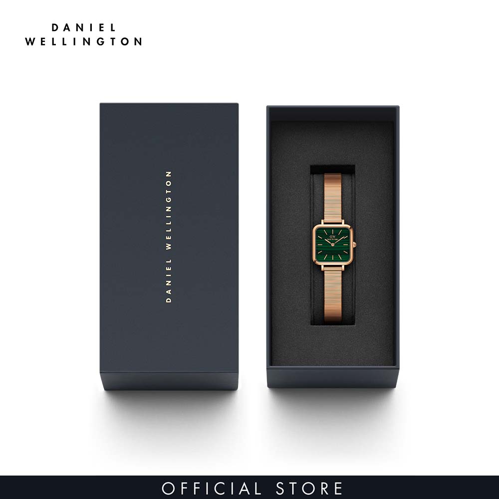 Đồng hồ Nữ Daniel Wellington dây lưới - Quadro Studio 22x22 mm DW00100520