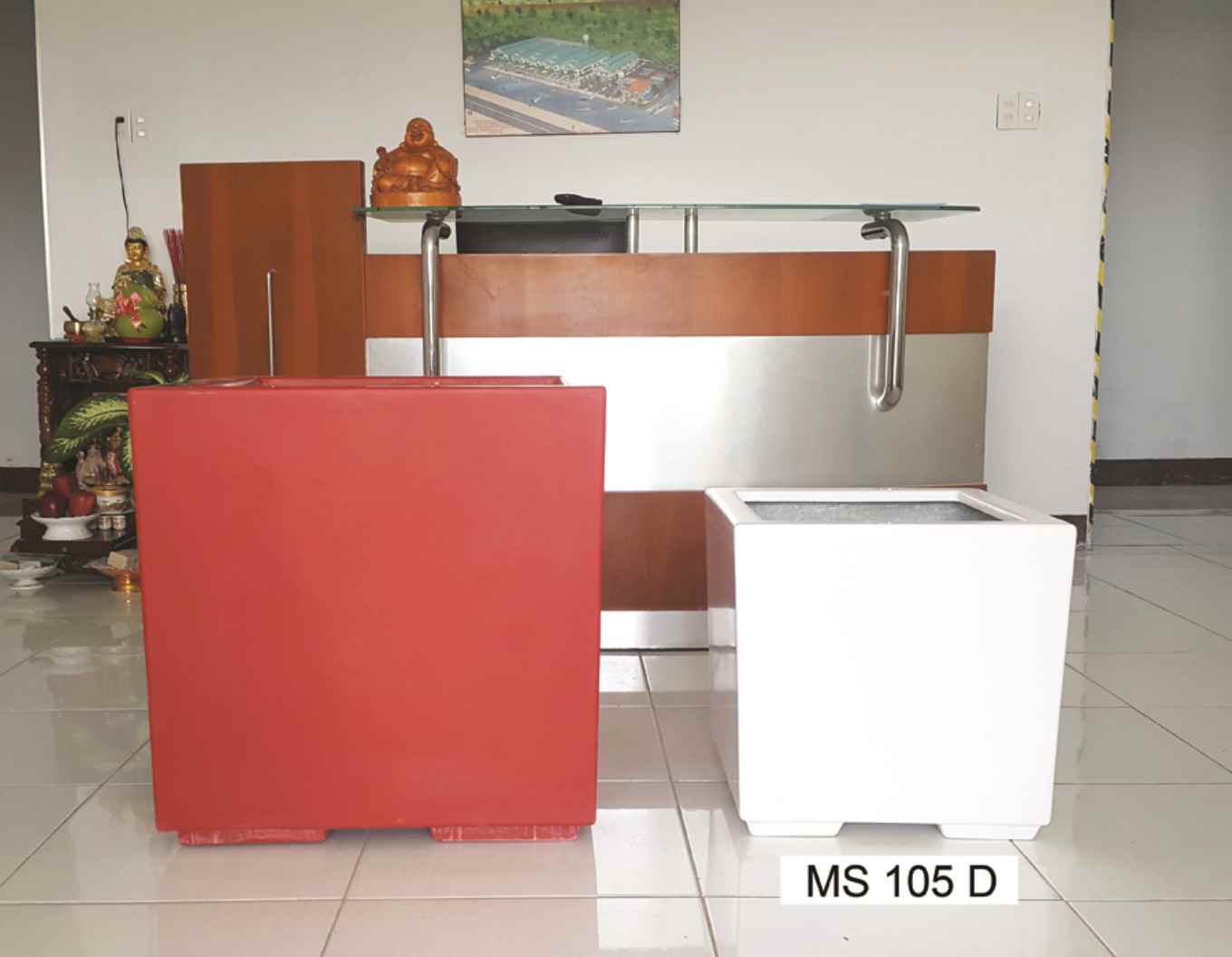 Chậu Composite hình Vuông - KGC-105 D