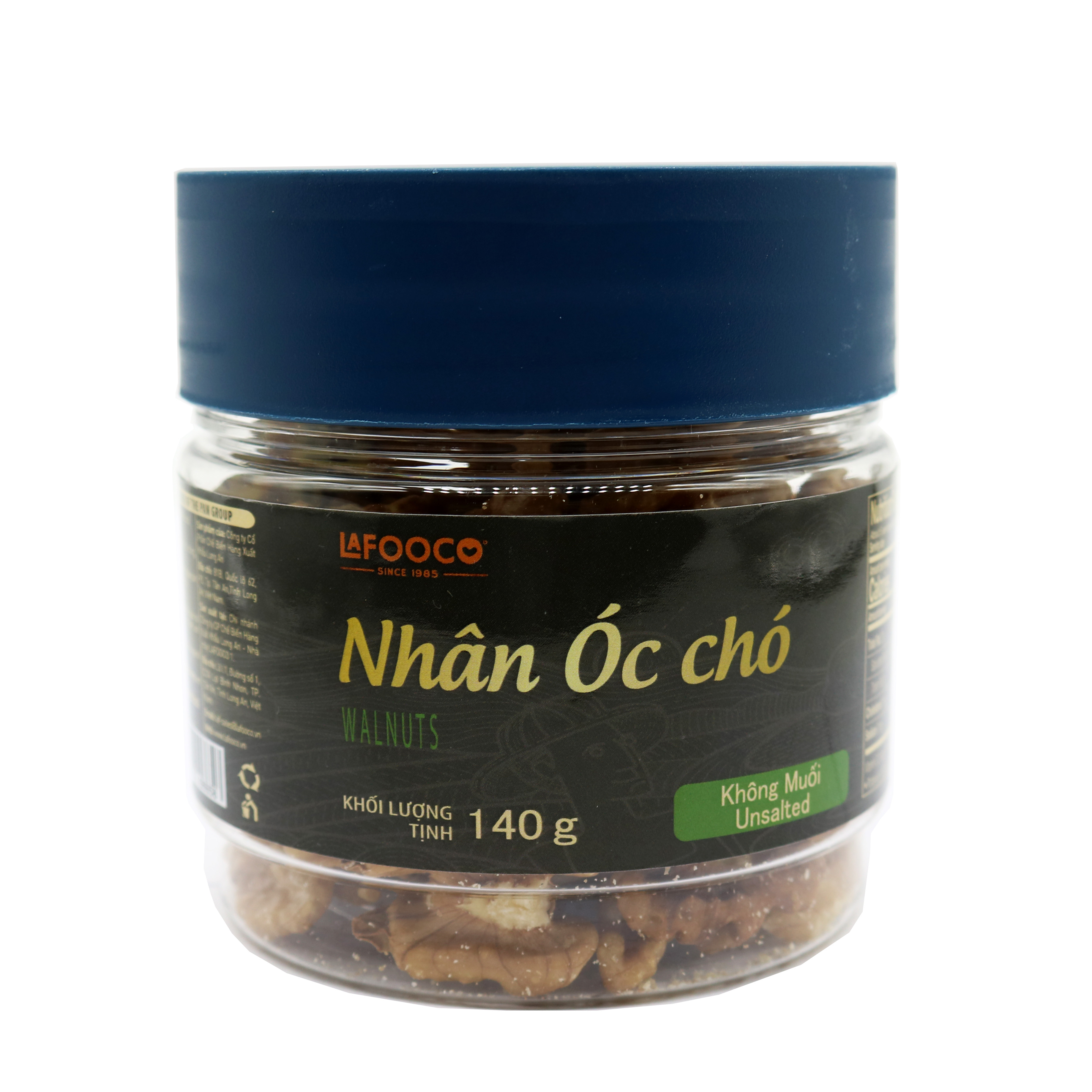 Nhân óc chó sấy không muối LAFOOCO 140g/hủ