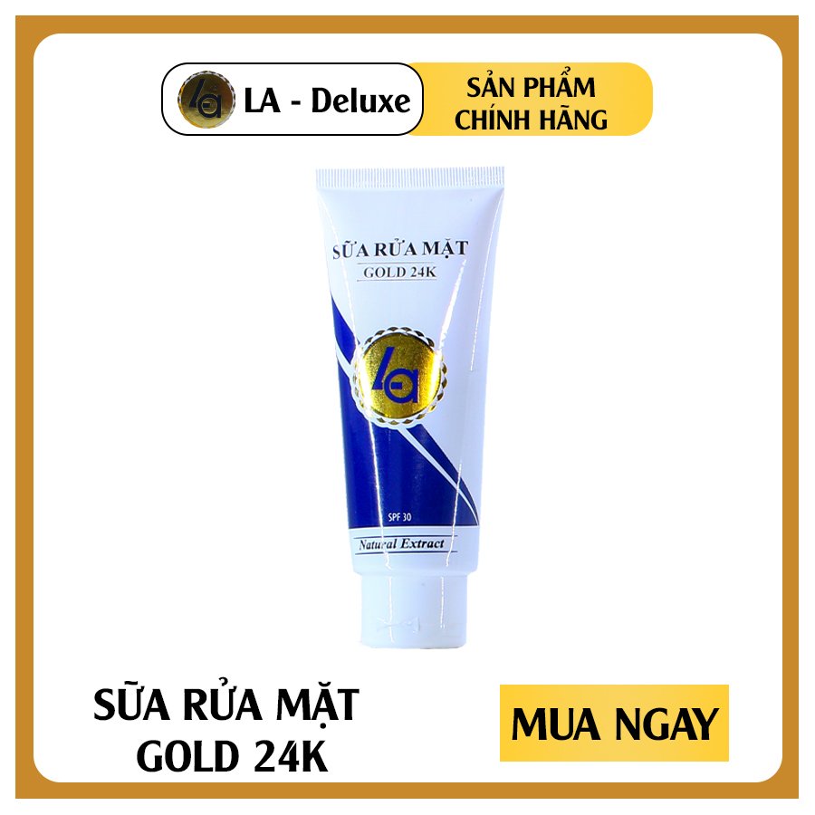 SỮA RỬA MẶT GOLD 24K LA