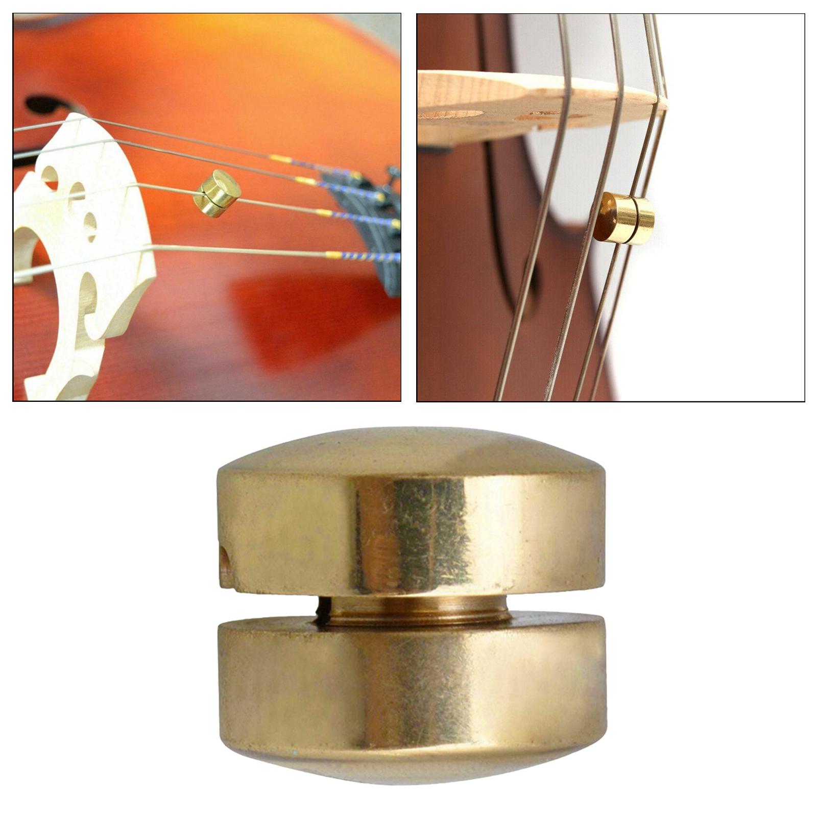 Mini Portable Brass Cello Wolf Tone Violin Wolf Tone Mute Suppressor Tube Eliminate Wolf Tone, 2 Type