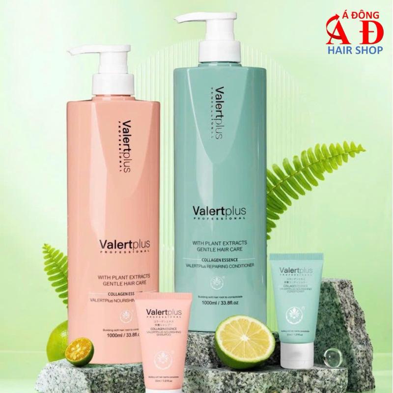 [+Tặng mũ trùm] Dầu gội xả nước hoa VALERT Plus giảm rụng kích mọc tóc giúp tóc suôn mượt