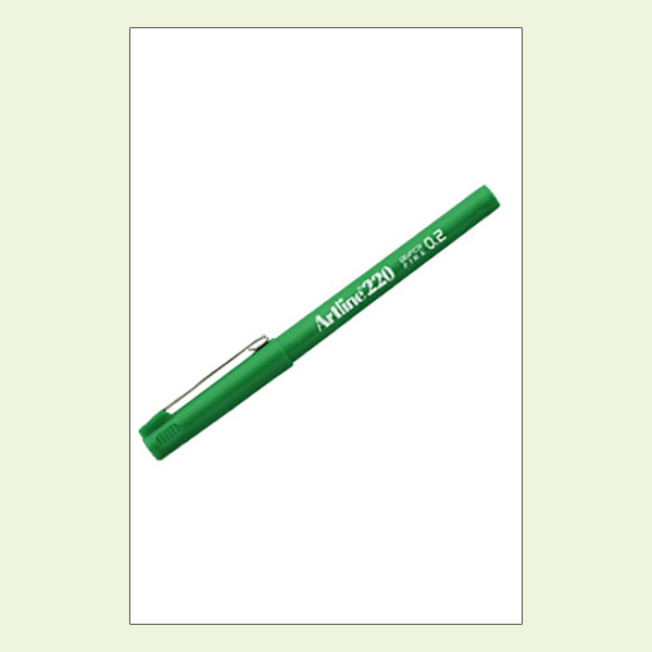 Bút Lông Kim Xanh Lục 0.6MM - EK-220 GR