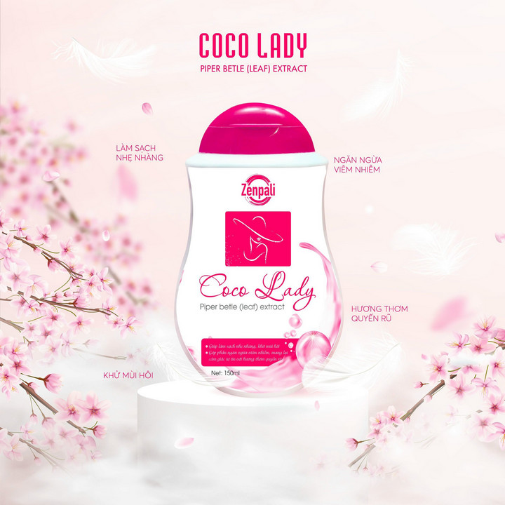 Dung Dịch Vệ Sinh Phụ Nữ Coco Lady Zenpali - 150ml