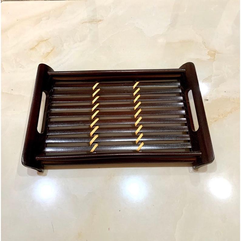 Khay tre đựng ly,tách