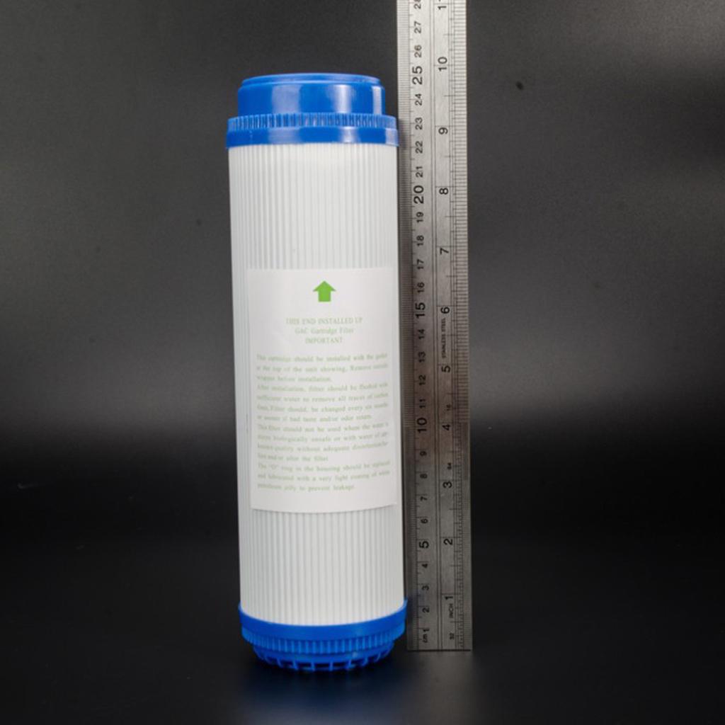 Water Purifier 2x 10 '' Granular Activated Carbon Coconut Shell Water Filter