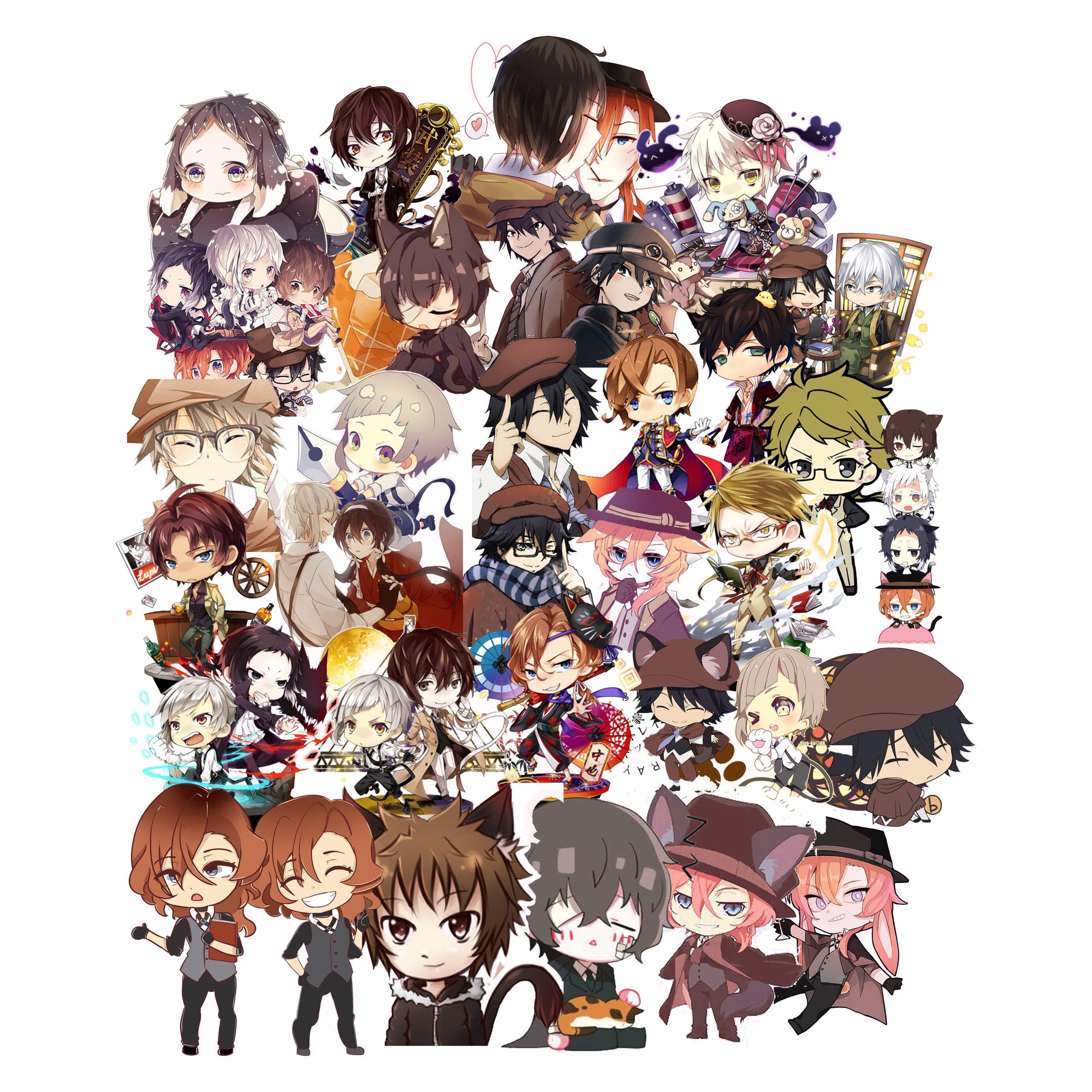 ảnh sticker Bungou Stray Dogs 50 ảnh