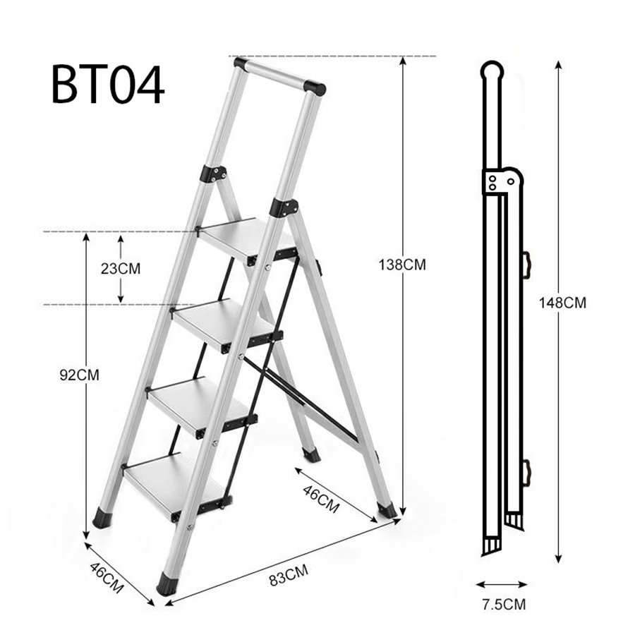 Thang Nhôm Gia Đình Cao Cấp BT - Chính Hãng NIKITA