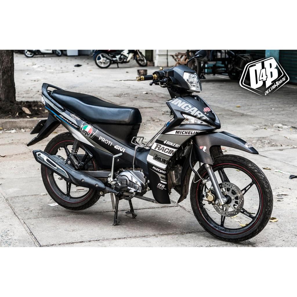 Tem trùm xe dành cho Sirius Fi Racing Art