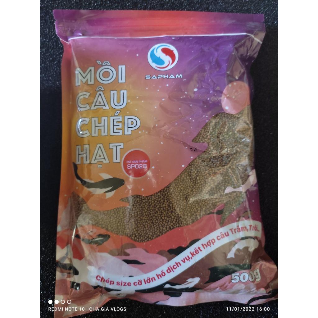Mồi câu chép hạt Sapham chuyên dùng câu Chép hồ dịch vụ có thể kết hợp dùng câu trắm trôi rô phi