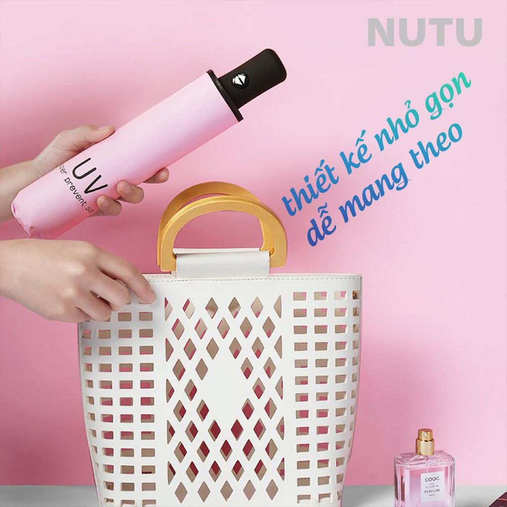 Ô Che Mua Nắng Gấp Gọn, Ô Dù Chống Tia Uv Nhỏ Gọn Mang Theo Dễ Dàng