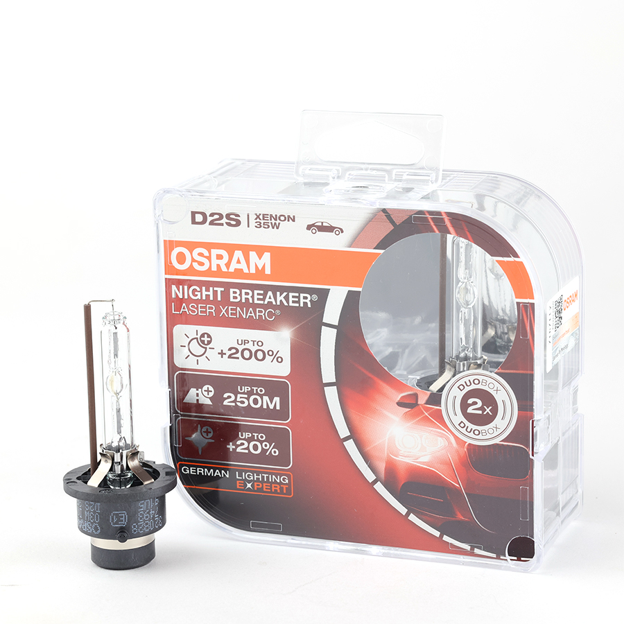 Combo 2 Bóng Đèn Xenon OSRAM Night Breaker D2S 66240XNL 12V 35W