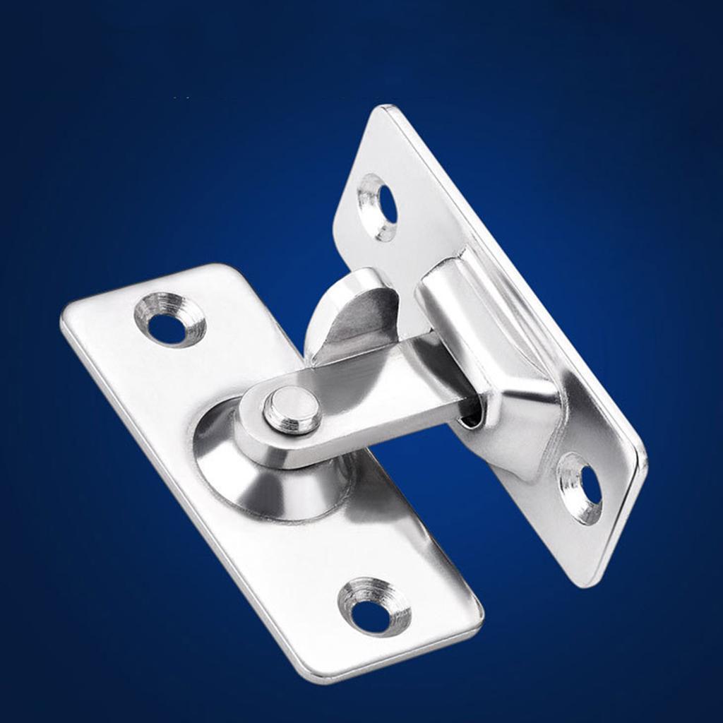 5X 90 Degree Right Angle Door Lock Buckle Door Lock Bolt,Stainless Steel Gate