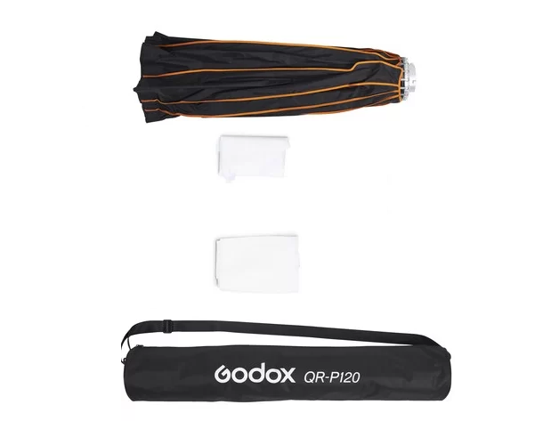 Softbox Parabolic thao tác nhanh Godox QR-P120 và lưới tổ ong hàng chính hãng